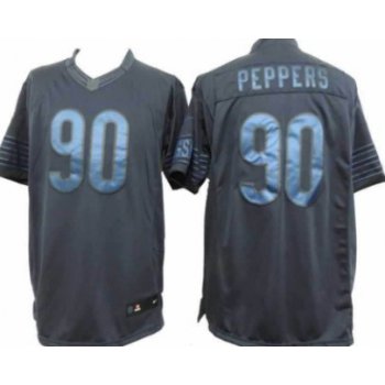 Nike Chicago Bears #90 Julius Peppers Drenched Limited Blue Jersey