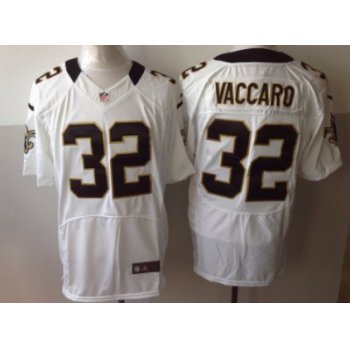 Nike New Orleans Saints #32 Kenny Vaccaro White Elite Jersey