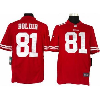 Nike San Francisco 49ers #81 Anquan Boldin Red Limited Jersey