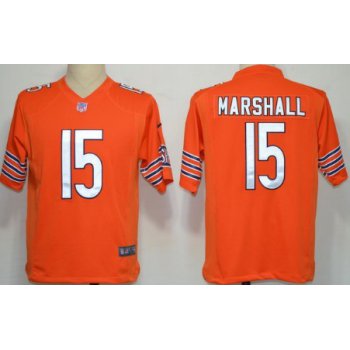 Nike Chicago Bears #15 Brandon Marshall Orange Game Jersey