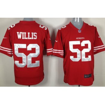 Nike San Francisco 49ers #52 Patrick Willis Red Game Jersey