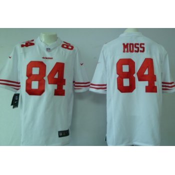 Nike San Francisco 49ers #84 Randy Moss White Game Jersey