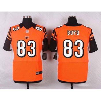 Men's Cincinnati Bengals #83 Tyler Boyd Orange Alternate NFL Nike Elite Jersey
