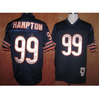 Chicago Bears #99 Dan Hampton Blue Throwback Jersey