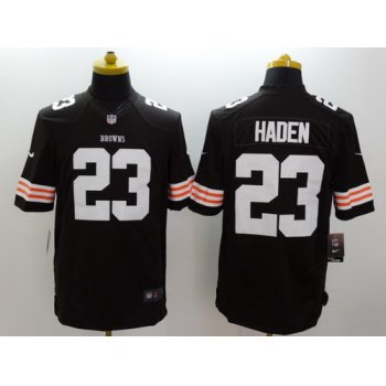 Nike Cleveland Browns #23 Joe Haden Brown Limited Jersey