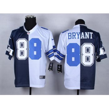 Nike Dallas Cowboys #88 Dez Bryant Blue/White Two Tone Elite Jersey