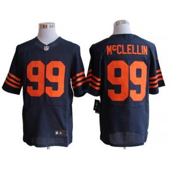 Size 60 4XL-McClellin Chicago Bears #99 Blue&Orange Stitched Nike Elite NFL Jerseys