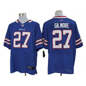 Size 60 4XL-Stephon Gilmore Buffalo Bills #27 Royal Blue Stitched Nike Elite NFL Jerseys