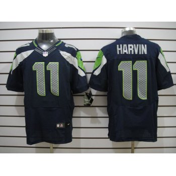 ze 60 4XL-Harvin Seattle Seahawks #11 Pacific Blue Nike Elite NFL Jerseys