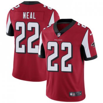 Nike Atlanta Falcons #22 Keanu Neal Red Team Color Men's Stitched NFL Vapor Untouchable Limited Jersey