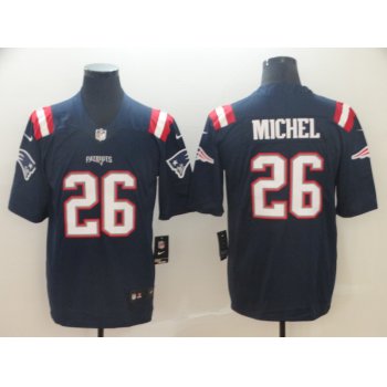 Nike New England Patriots 26 Sony Michel Navy Color Rush Limited Jersey