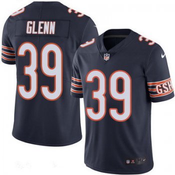 Men's Chicago Bears #39 Jacoby Glenn Navy Blue 2016 Color Rush Stitched NFL Nike Limited Jersey