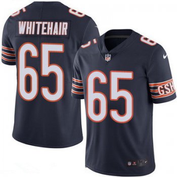 Men's Chicago Bears #65 Cody Whitehair Navy Blue 2016 Color Rush Stitched NFL Nike Limited Jersey