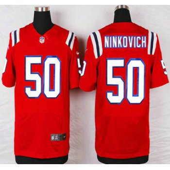 New England Patriots #50 Rob Ninkovich Red Alternate NFL Nike Elite Jersey
