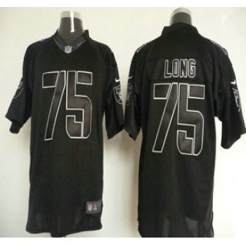 Nike Oakland Raiders #75 Howie Long Impact Limited Black Jersey