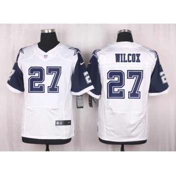 Men's Dallas Cowboys #27 J. J. Wilcox Nike White Color Rush 2015 NFL Elite Jersey