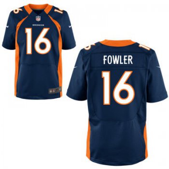 Men's Denver Broncos #16 Bennie Fowler Navy Blue Alternate NFL Nike Elite Jersey