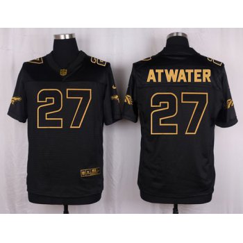 Nike Broncos #27 Steve Atwater Black Men's Stitched NFL Elite Pro Line Gold Collection Jersey