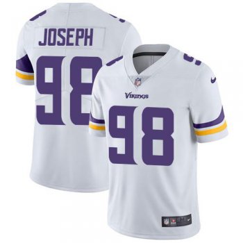Nike Minnesota Vikings #98 Linval Joseph White Men's Stitched NFL Vapor Untouchable Limited Jersey