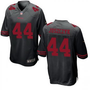 Men's San Francisco 49ers #44 Kyle Juszczyk Black Alternate Stitched NFL Nike Game Jersey