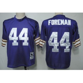 Minnesota Vikings #44 Chuck Foreman Purple Throwback Jersey