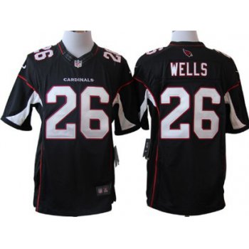 Nike Arizona Cardinals #26 Chris Wells Black Limited Jersey