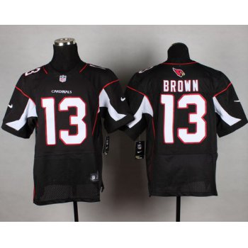 Nike Arizona Cardinals #13 Jaron Brown Black Elite Jersey