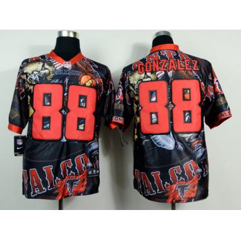 Nike Atlanta Falcons #88 Tony Gonzalez 2014 Fanatic Fashion Elite Jersey