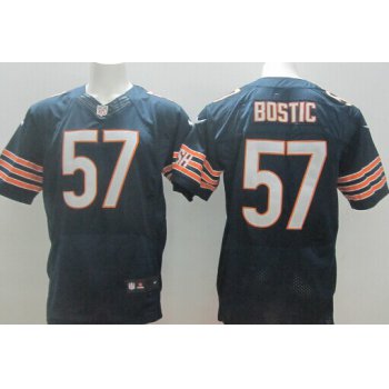 Nike Chicago Bears #57 Jon Bostic Blue Elite Jersey