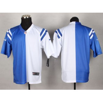 Nike Indianapolis Colts Blank Blue/White Two Tone Elite Jersey