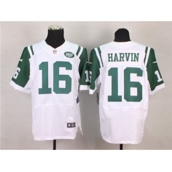 Nike New York Jets #16 Percy Harvin White Elite Jersey