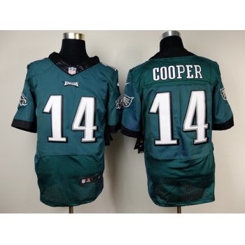 Nike Philadelphia Eagles #14 Riley Cooper 2014 Dark Green Elite Jersey