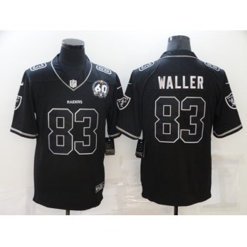 Men's Las Vegas Raiders #83 Darren Waller Black Shadow 2021 Vapor Untouchable Stitched Nike Limited Jersey