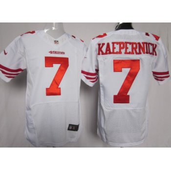 Nike San Francisco 49ers #7 Colin Kaepernick White Elite Jersey