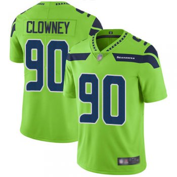Seahawks #90 Jadeveon Clowney Green Men's Stitched Football Limited Rush Jersey