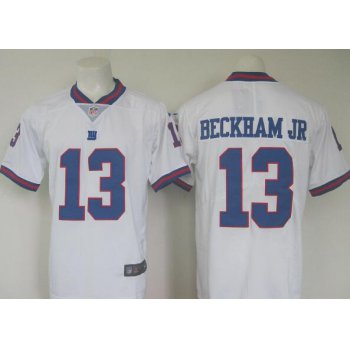 Men's New York Giants #13 Odell Beckham Jr Nike White Color Rush Legend Jersey
