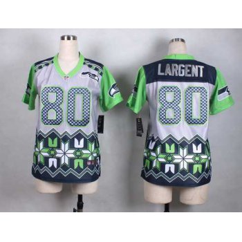 Men's Seattle Seahawks #80 Steve Largent 2015 Nike Noble Fashion Jersey