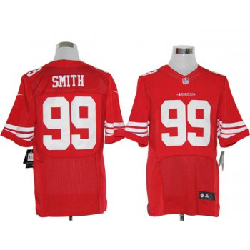 Size 60 4XL-Aldon Smith San Francisco 49ers #99 Red Stitched Nike Elite NFL Jerseys