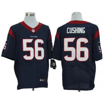 Size 60 4XL-Brian Cushing Houston Texans #56 Blue Stitched Nike Elite NFL Jerseys