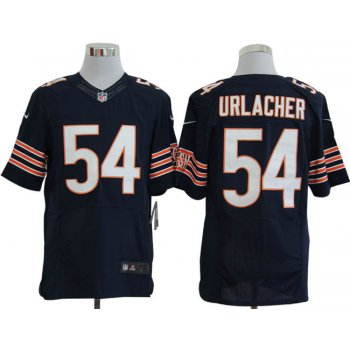 Size 60 4XL-Brian Urlacher Chicago Bears #54 Blue Stitched Nike Elite NFL Jerseys