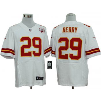 Size 60 4XL-Eric Berry Kansas City Chiefs #29 White Stitched Nike Elite NFL Jerseys