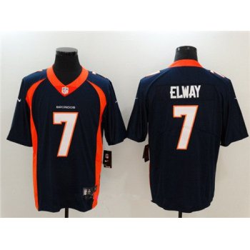 Men's Denver Broncos #7 John Elway Navy Blue 2017 Vapor Untouchable Stitched NFL Nike Limited Jersey