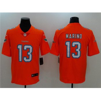 Men's Miami Dolphins #13 Dan Marino Orange 2017 Vapor Untouchable Stitched NFL Nike Limited Jersey