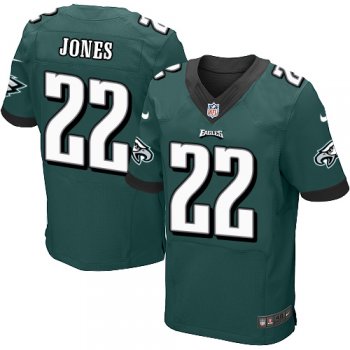 Nike Philadelphia Eagles #22 Sidney Jones Midnight Green Team Color Men's Stitched NFL New Elite Jersey