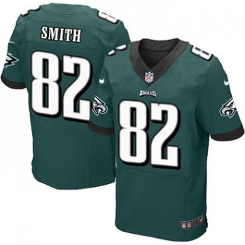 Nike Philadelphia Eagles #82 Torrey Smith Midnight Green Team Color Men's Stitched NFL New Elite Jersey