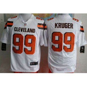 Men's Cleveland Browns #99 Paul Kruger 2015 Nike White Game Jersey