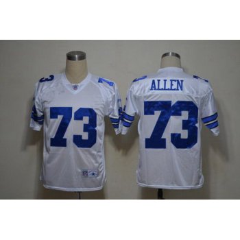 Men's Dallas Cowboys #73 Larry Allen White Legend Jersey
