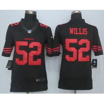 Men's San Francisco 49ers #52 Patrick Willis 2015 Nike Black Limited Jersey