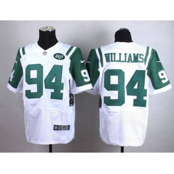 Nike New York Jets #94 Leonard Williams White Elite Jersey