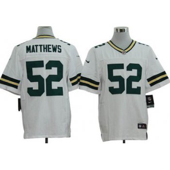 Nike Green Bay Packers #52 Clay Matthews White Elite Jersey
